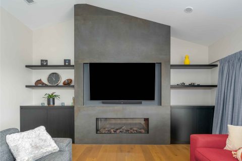 Allum Street Living Room Shelving