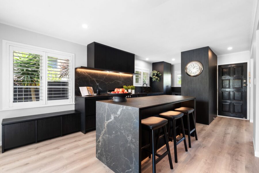Custom Open Plan Cabinetry - Robertshaw, St Heliers