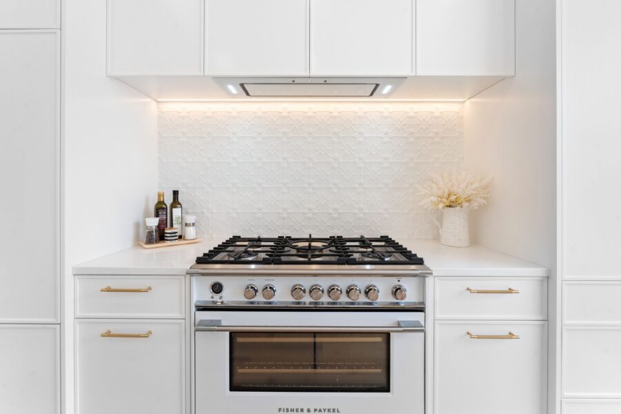 White Kitchen Cabinetry Renovation - Kurahaupo Street, Orakei